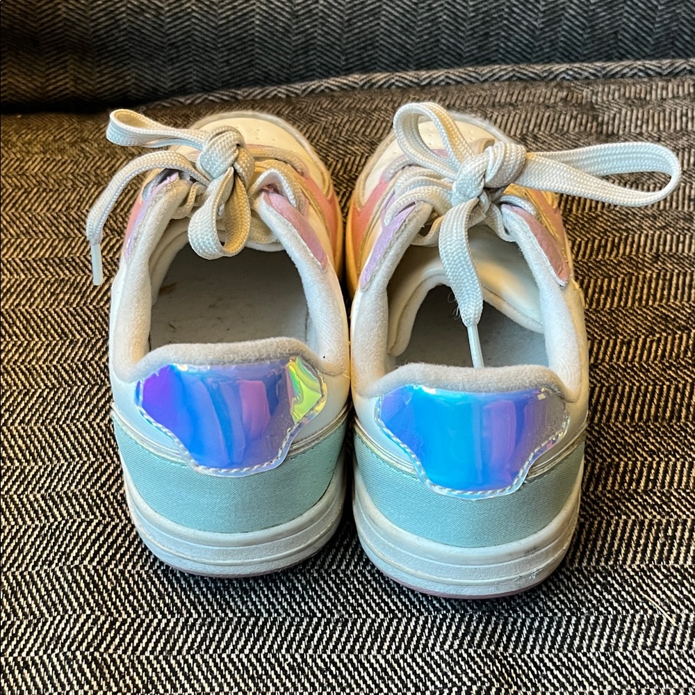 The Children's Place Pink and White Kids Sneakers - Picture 4 of 6